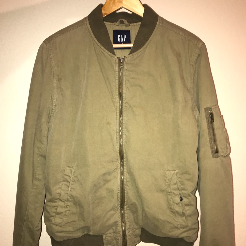 Army Green Bomber Jacket